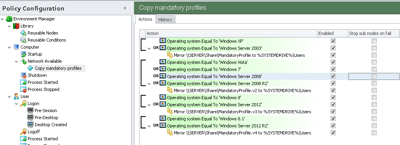 Policy Configuration