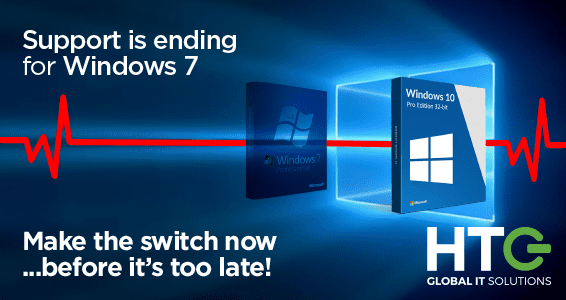 Support for Windows 7 ends next week!