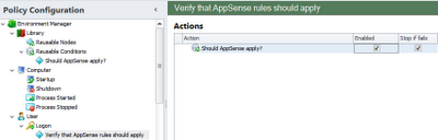 A simple AppSense Environment Manager configuration workflow