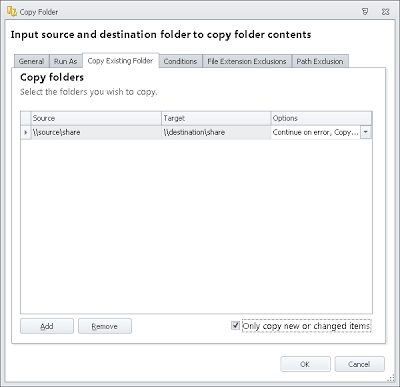 Folder Actions in AppSense DesktopNow Environment Manager