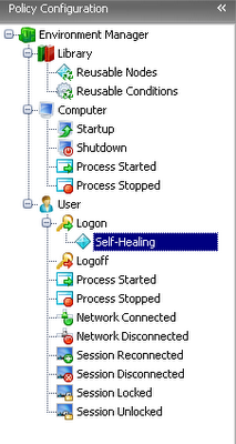 Using AppSense Environment Manager Self-Healing Actions #1