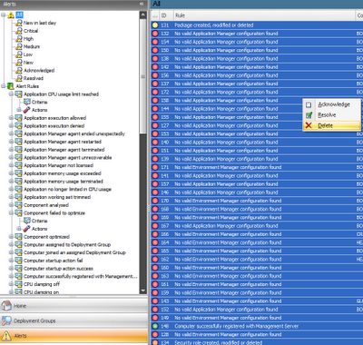 AppSense Management Suite manual administration tasks