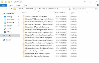 Apps File System Optimising and managing Windows 10 – Part 3 - Modern Apps