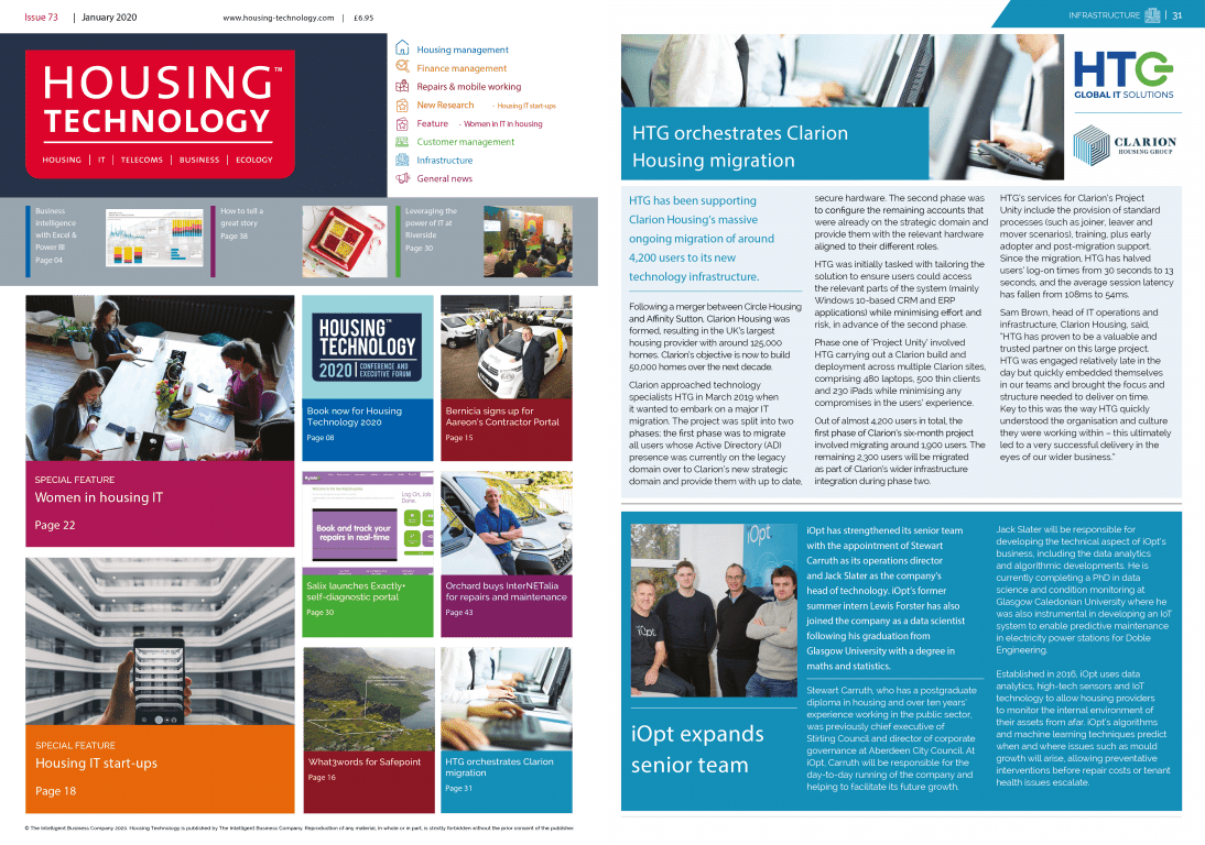 HTG implements large migration across Clarion Housing Group